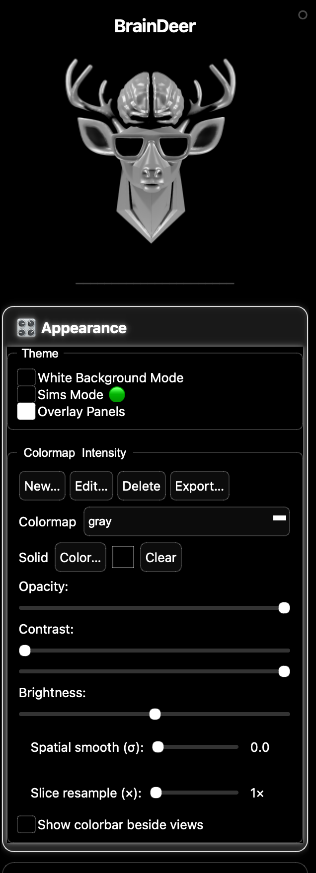 View Adjustments panel